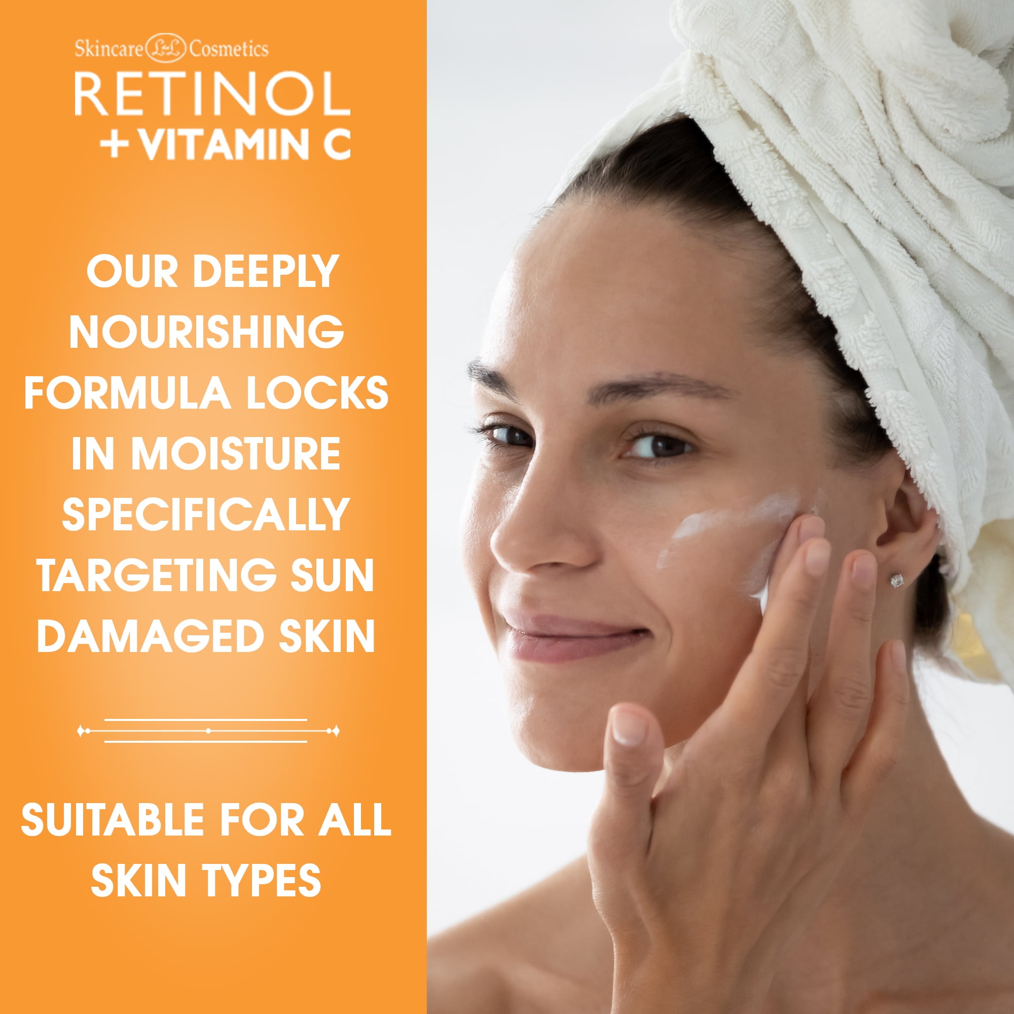 Retinol and Vitamin C Face Moisturizer – Hydrating Anti-Aging Cream