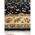 thumbnail image 4 of EORC Navy Hand Knotted Wool Traditional Peshwar Rug, 6'7 X 8'3, 4 of 5