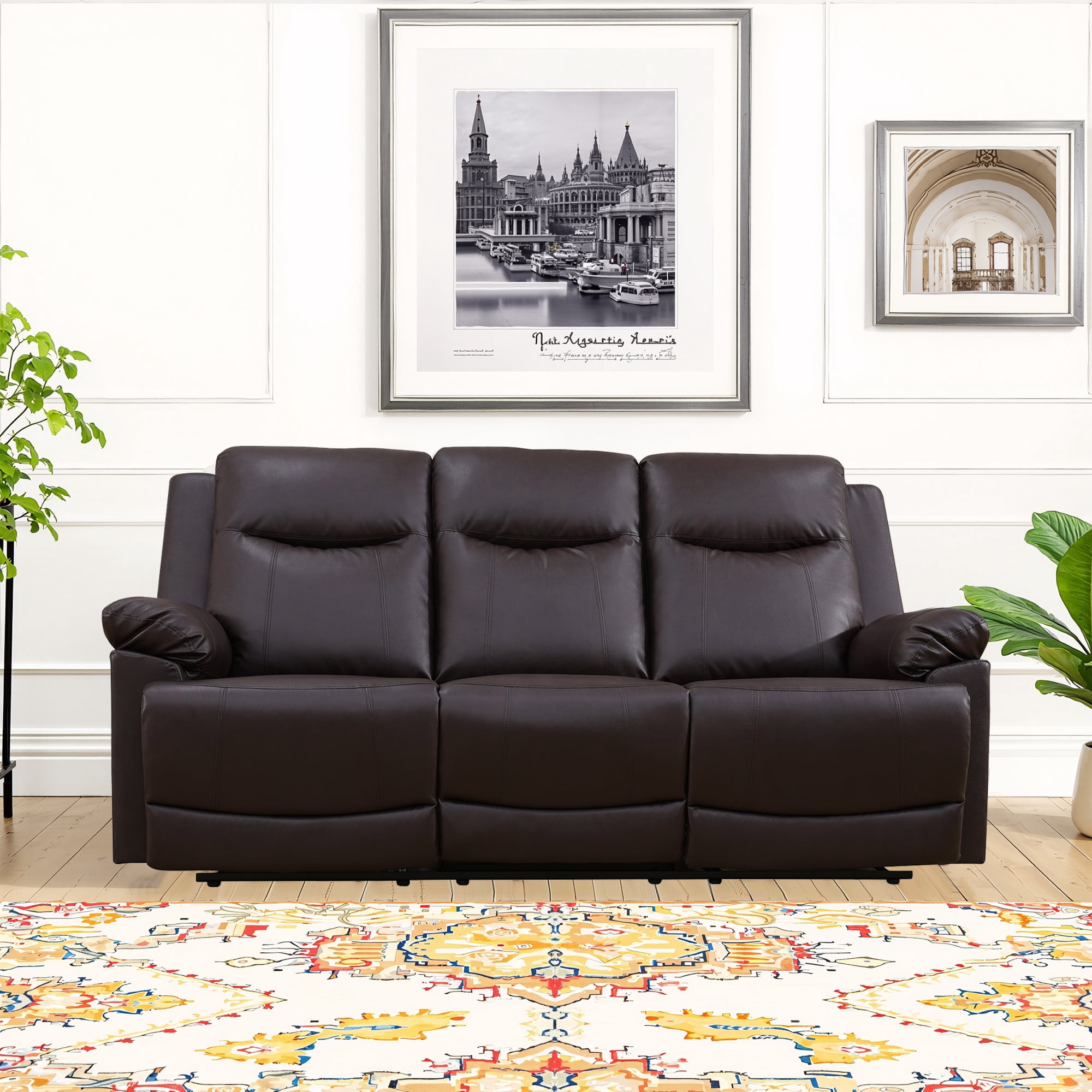 MAYEERTY Modern Adult Simple Reclining Stylish Business Function Sofa for Living Room