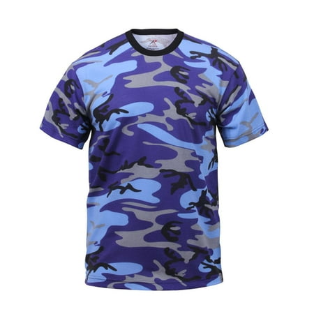 - Electric Blue Camouflage T-shirt