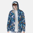 thumbnail image 2 of KLL Veste à Capuche Extérieure Protection Solaire UPF 50+ Style Hawaïen pour Hommes et Femmes Manches Longues Pêche Randonnée Performance-3TG, 2 of 7
