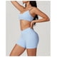 thumbnail image 4 of Conjuntos de entrenamiento for mujer, 2 piezas, sujetador deportivo, camiseta sin mangas, polainas de cintura alta, gimnasio, yoga, ropa activa, camiseta de entrenamiento for mujer, 4 of 6