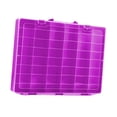 thumbnail image 4 of Caja de almacenamiento de juguetes, joyero, 48 rejillas con tapa, organizador de juguetes apilable, caja contenedor para juguetes de bloques de Púrpura, 4 of 9