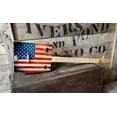 thumbnail image 4 of C. B. Gitty "Old Glory" Illustrated 3-string Cigar Box Guitar - Beautiful Design, Rich Tone, Easy to Play, 4 of 5