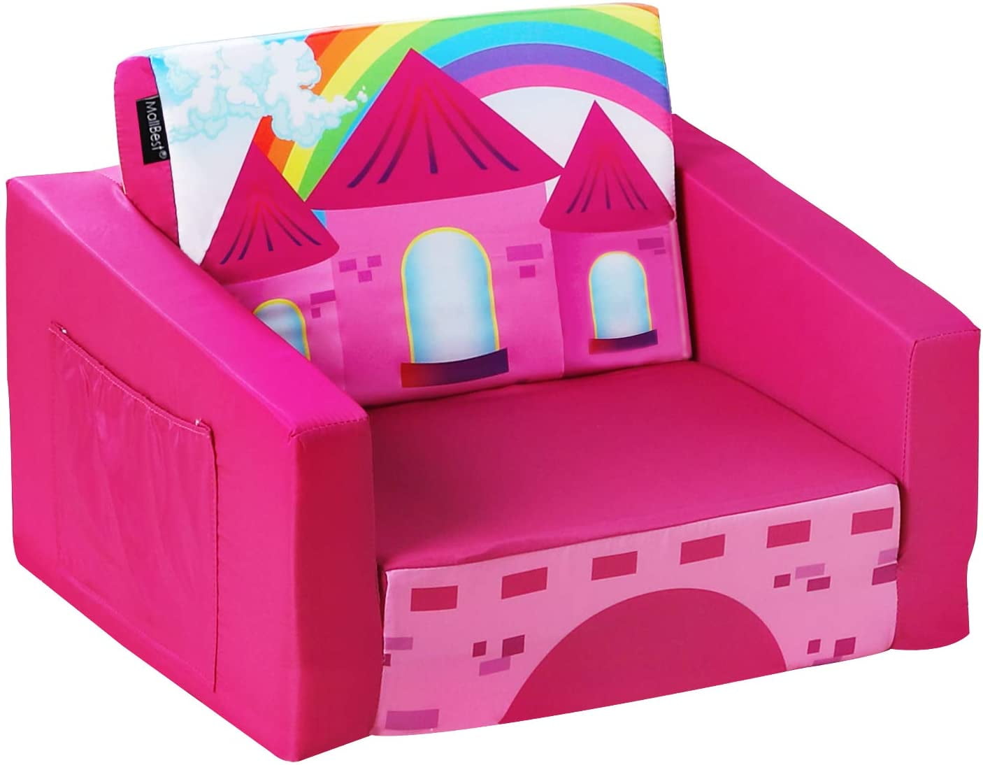 Mallbest Childrens Flip Open Sofa Bed Kids Upholstered Foam Chair Toddler Recliner Rose Red Castle Walmartcom Walmartcom Mallbest Childrens Flip Open Sofa Bed Kids Upholstered Foam Chair Toddler Recliner Rose Red Castle Walmartcom Walmartcom