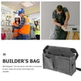 thumbnail image 3 of TEHAUX 1Set Tool Pouch with Waist Belt for Carpenter Tools Woodworking, 3 of 6