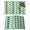 Green White, variant on St. Patrick's Day Placemats Set of 12, Green Irish Lucky Clovers Stripes Placemats for Dining Table, Place Mats for Kitchen Tabletop, Waterproof Wipeable Dining Table Mats Set