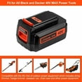 thumbnail image 6 of 2 Packs 3.6Ah 40 Volt LBX2540 Battery and LCS40 Charger Compatible with Black and Decker 40V Lithium ion Batteries LBX1540 LBX2040 LBX2540 LBXR36 LBXR2036 LBX36, 6 of 15