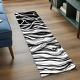 thumbnail image 3 of Runner Rug 2'x6', Black White Striped Washable Non-Slip Hallway Runner Rugs, Farmhouse Stripes Modern Abstract Art Bedside Rugs Floor Mats Carpet Runners for Kitchen Bathroom Laundry Room, 3 of 8