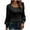Black, variant on Gamivast Casual Soft Long Sleeve Ribbed Knit Sweaters for Women Basic Crew Neck Cuffed Sleeves Pullover Sweater Fall Winter Oversized Chunky Knitted Tops