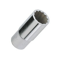 Genius Tools 1/2" Dr. 1-1/8" Deep Hand Socket (12-Point) - 477836