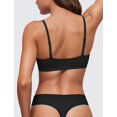 thumbnail image 2 of Bralette CRZ YOGA Softhold Sin Aros Ajustable Negro XL, 2 of 5