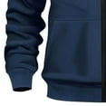 thumbnail image 5 of DDAPJ pyju Zip Up Hoodie Men Cargo Tactical Hoodies Fall Winter Casual Workout Athletic Jackets with Pockets Navy XXXL, 5 of 8