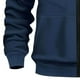 thumbnail image 5 of pstuiky mangas largas para hombre, Cárdigan de manga larga con capucha y cremallera de color liso para hombre con múltiples bolsillos top de hombre l, 5 of 7
