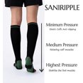 thumbnail image 2 of 3 Pairs Copper Compression Non-Slip Socks for Women & Men Circulation 15-20 mmhg - Better Blood Flow, Swelling, Best Support for Medical, Running, Nursing, 2 of 8