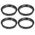 thumbnail image 1 of Unique Bargains 4 Pcs 66.45mm to 57.1mm Universal Car Hub Centric Rings Black, 1 of 7