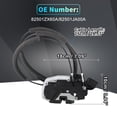 thumbnail image 4 of Motor de actuador de bloqueo de puerta eléctrica del lado del conductor trasero izquierdo con cable para Nissan Altima 07-12 No.82501ZX60A, 4 of 7