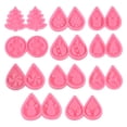 thumbnail image 2 of Pendientes de silicona Colgantes epoxy Resina Casting Árbol de Navidad Artesanía para la decoración para hogar de, 2 of 9