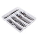 thumbnail image 5 of Cubiertos 5 Compartimentos Organizador De Cubiertos Cuchillo De Plástico Tenedor Bandeja De Almacenamiento Bandeja De Cubiertos, 5 of 6