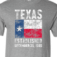 thumbnail image 4 of Inktastic Established December 29, 1845 Texas Flag T-Shirt, 4 of 5