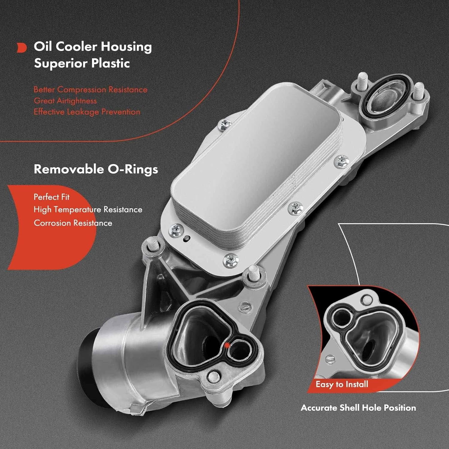 A-Premium Oil Filter Housing Assembly Compatible with Chevrolet Aveo(5) 09-11 Malibu Sonic Trax Buick Cascada Encore Pontiac G3 Saturn 1.8L Fits select: 2013-2014 CHEVROLET CRUZE LS