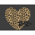thumbnail image 2 of V Day Cheetah Heart Be Mine Crew Neck Short Sleeve Adult T-shirt
-Medium-Charcoal, 2 of 3