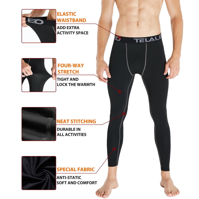TELALEO Men's Fleece-Lined Thermal Underwear Set photo 5