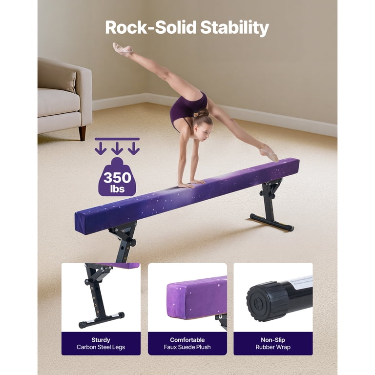 KFFKFF 8ft Adjustable Balance Beam, 5 Height Settings photo 3