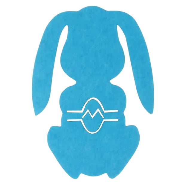 Portacubiertos Conejito de Pascua - Material de tela, ajustable, para decoración de mesa de fiestas de Pascua