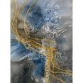 thumbnail image 2 of Orlov, Irena 15x18 Gold Ornate Wood Framed with Double Matting Museum Art Print Titled - Coastal Watercolor Abstract V, 2 of 4