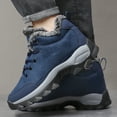 thumbnail image 6 of Men Snow Boots Outdoor Shoes For Male Thick Sole Sneakers for Men Winter Shoes Botines Tenis Keep Warm Fluff Mens Ankle Boots, 6 of 10
