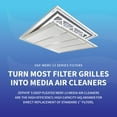 thumbnail image 2 of Zephyr 16x30x3 VGF Merv 13 Media Air Cleaner Replacement Filter for Return Air Grilles. 2 Pack, 2 of 5