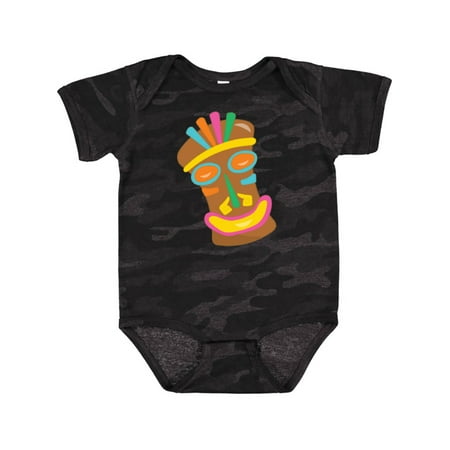

Inktastic Happy Tiki Face Gift Baby Boy or Baby Girl Bodysuit