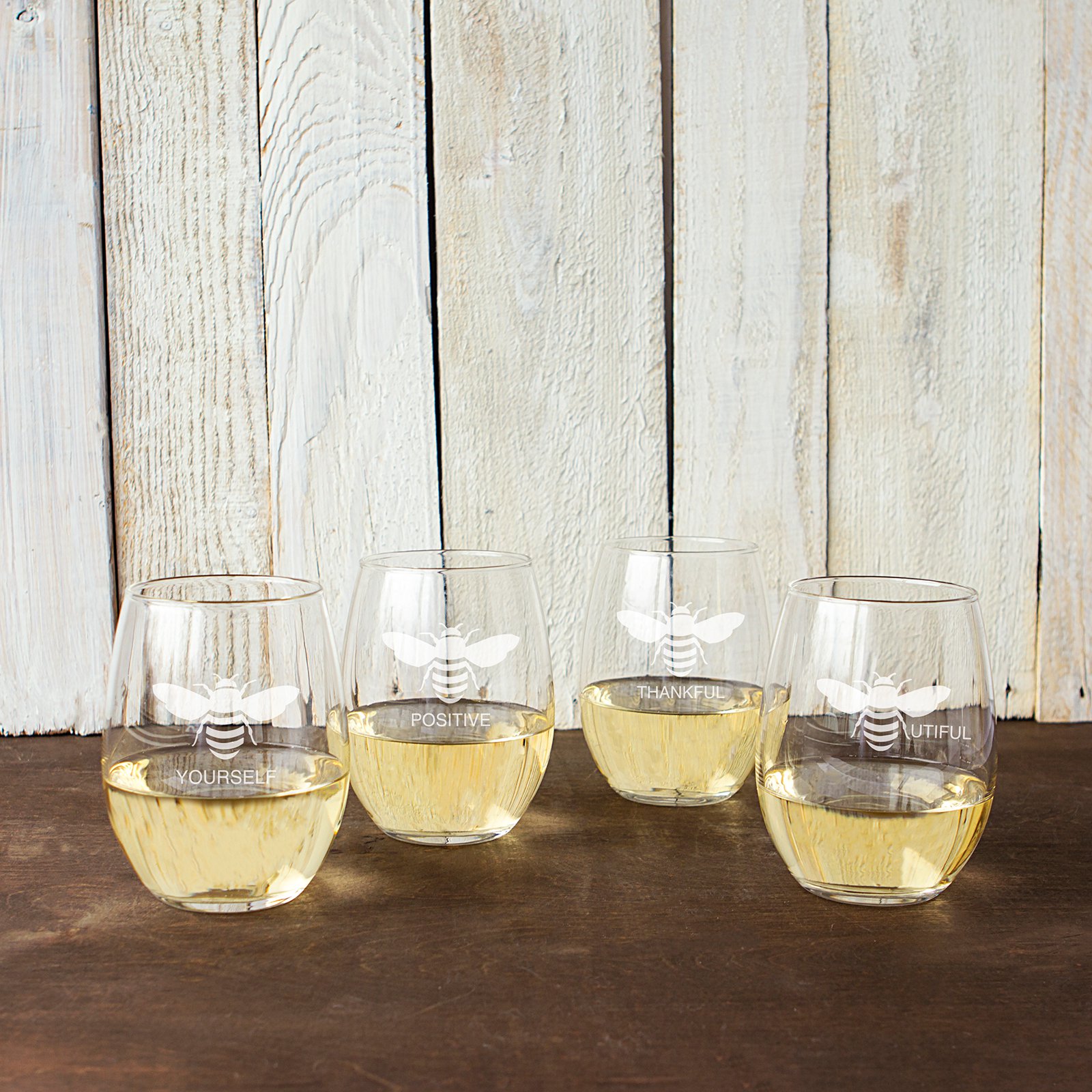 21 oz. Stemless Wine Glass - Cajun Wineaux – Caroline & Company