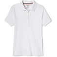 thumbnail image 2 of French Toast Girls Short Sleeve Buttoned placket 2 Pack Polo Shirt M (7/8)/White, 2 of 4