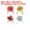 Gold, Silver, Red, Coffee, variant on 20pcs 8 Inch Large Organza Pull Bow Metallic Chiffon Gift Wrapping Bows Ribbon, Blue/Pink/Red/White