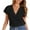 Black-61, variant on Mittory Womens Summer Cotton Linen Casual Shirts Short Sleeve V Neck Tops Loose Comfy Blouse Basic Tees Shirt