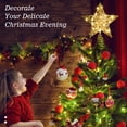 thumbnail image 6 of Roylvan Christmas Star Tree Topper with Remote, 8 Light Modes & Timer, 9.84" Treetop Star Decorative Light, Gold, 6 of 10