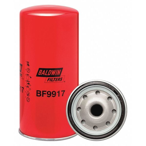 BALDWIN FILTERS BF9916 Fuel Filter,In-Line,2-45//64 in.L