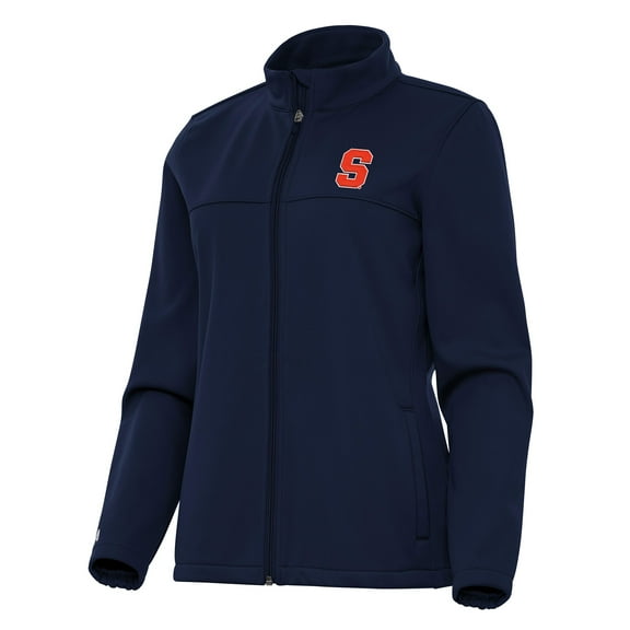 Women's Antigua Navy Syracuse Orange Links 2 Full-Zip Golf Jacket