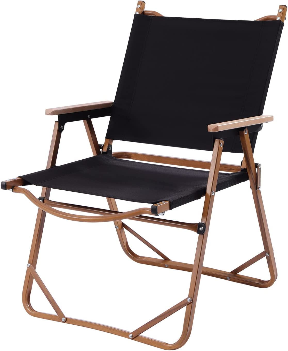 Miumaeov Camping Chair, Portable Folding Outdoor Chair Low Beach Chairs
