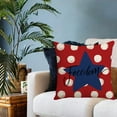 thumbnail image 6 of Bless Our Home America Stars Throw Pillow Covers, 18 x 18 Inch 4th of July Patriotic USA Flag Cushion Case for Sofa Couch, Independence Memorial Day, 6 of 6
