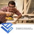 thumbnail image 2 of CEORPER Measuring Ruler Drawing Line Ruler Square Protractor Triangle Ruler Tool, 2 of 8