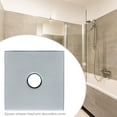 thumbnail image 4 of 1 Pcs 3.5inch Large Shower Flange Square Plumbing Cover Plates, Universal Large Replacement Escutcheon Cover Plate for Covering Gaps, Holes, Fits All Standard 1/2" Pipes(Plating), 4 of 14