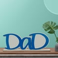 thumbnail image 3 of simhoa Dad Picture Frame Photo Holder, Father's Day Photo Frame, Dad/Papa Letter-Shaped Blue Dad, 3 of 8