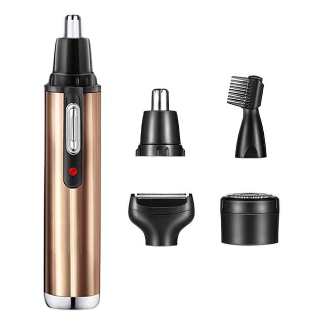 4-in-1 Design Electric Nose Hair Trimmer Facial Trimming Multi-function Mini Shaver Portable Usb Rechargeable Easy To Use Nose Hair Trimmer Personal Care