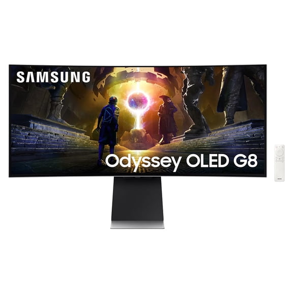 Restored Samsung Odyssey 34" Ultra WQHD OLED Gaming Monitor 175Hz 0.03ms LS34DG850SNXZA (Refurbished)