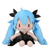 Miku Snow Miku 30cm Plush | Black Skirt Version | Ultra-Soft Stuffed Doll with Winter Festival Details | Room Decor & Cuddle Toy for Vocaloid Fans