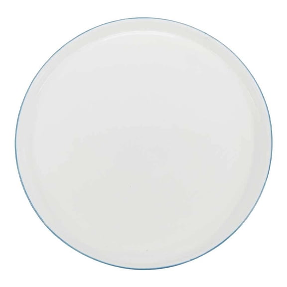 Plato Way to Celebrate Cerámica Trinche Opal Blanco
