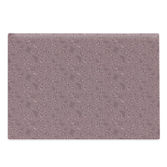 Snakeskin Print Cutting Board, Feminine Look Wild Animal Skin Natural Pastel Tones, Decorative Tempered Glass Cutting and Serving Board, in 3 Sizes, by Ambesonne